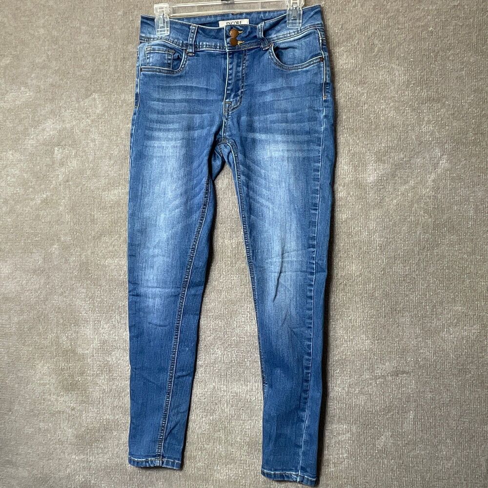 Encore Skinny Jean Women 7 28X28Blue Stretch Classic Minimalist Casual Everyday